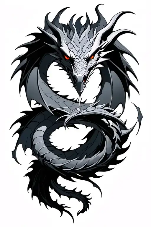 Zelda Tears Of The Kingdom Dragon Intertwined