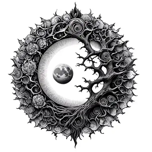 Moon Sun Yggdrasil