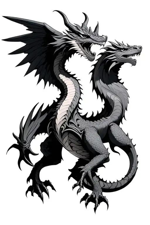 A Dragon Of San Jorge With Cercol And Alas De Angel