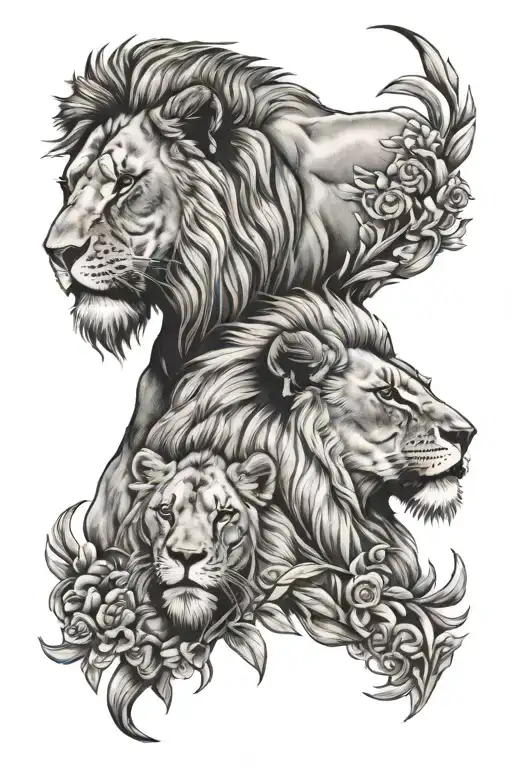Lion And Lioness