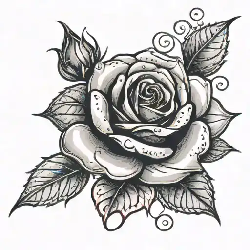 Copper Red Rose Vine