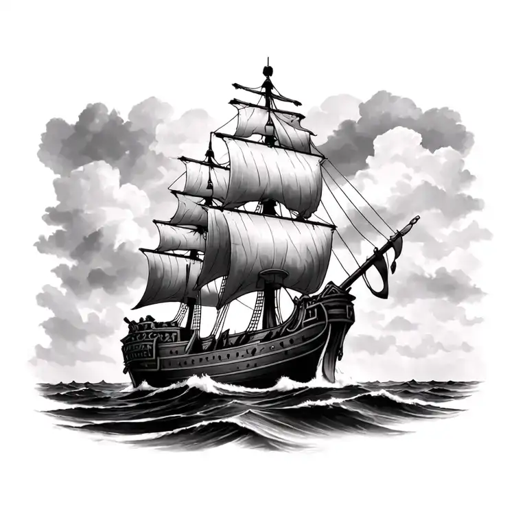 Vikingship Sailing Ship