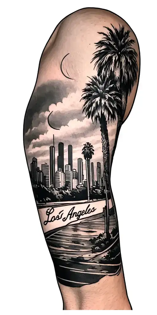 Los Angeles Inspired Arm Sleeve