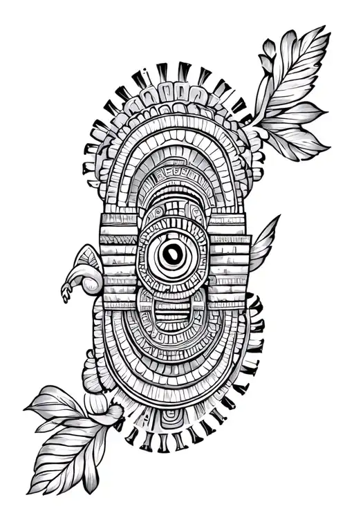 Mayan Symbols Mexican Style