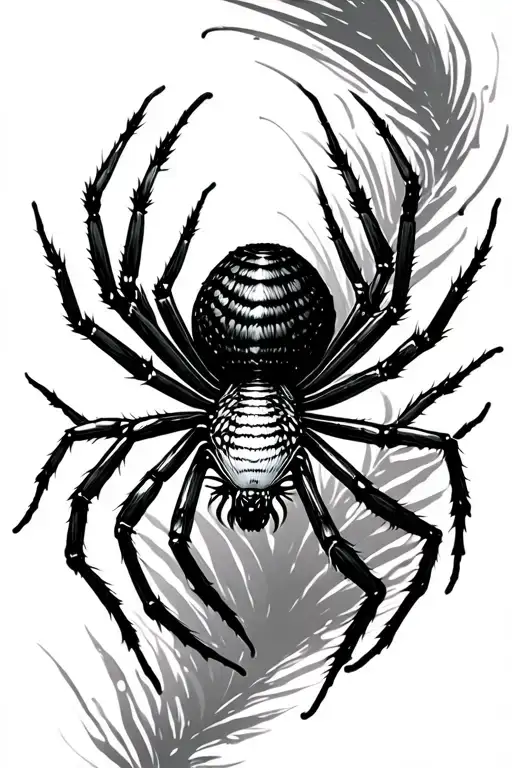 Spider Crawling Down