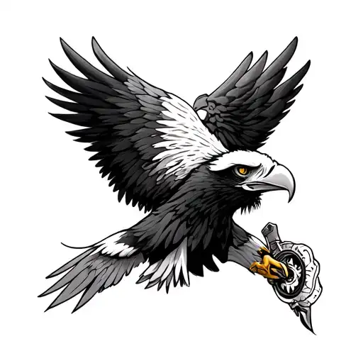 Motorcycle Eagle Gemc