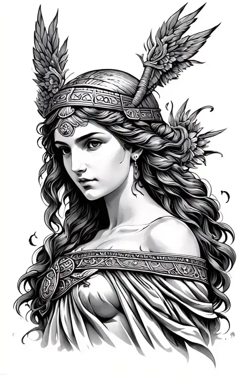 Virgo Goddess Athena
