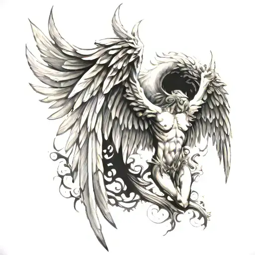 Fallen Angel Demon Wings
