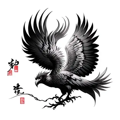 Chinese Pheonix Flying