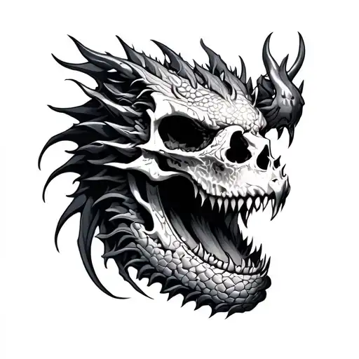 Skull Dragon Wrapping