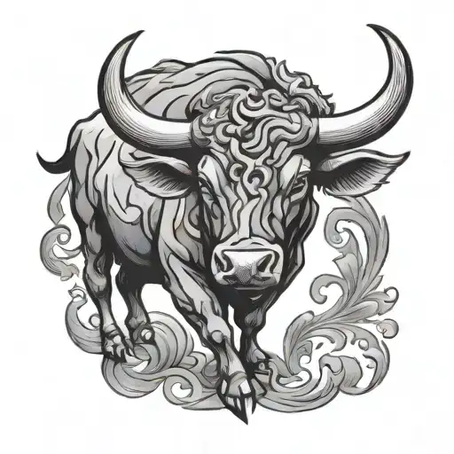 Taurus Bull Black Stud