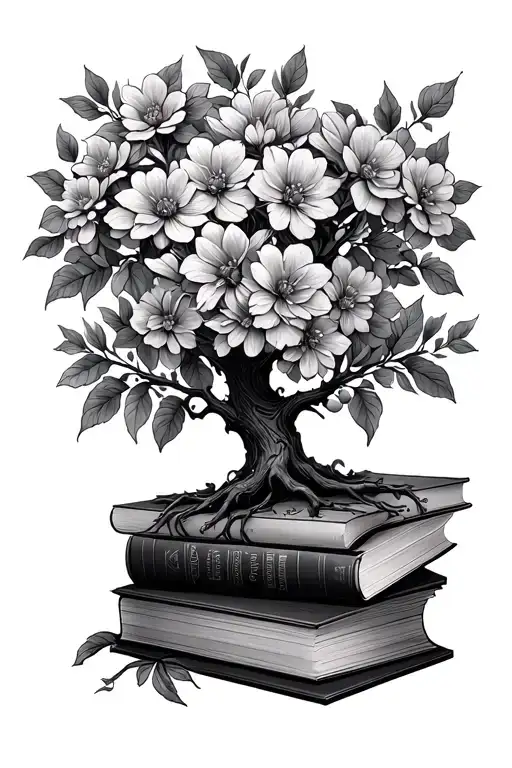 Flowers Tree Books