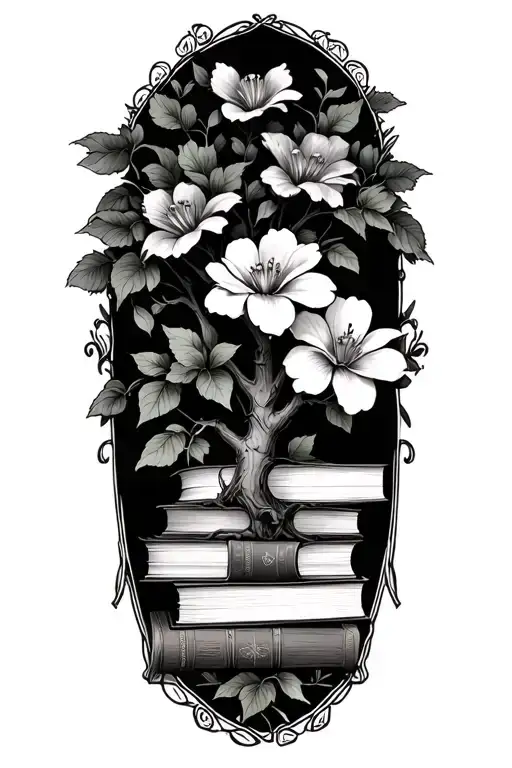 Flowers Tree Books