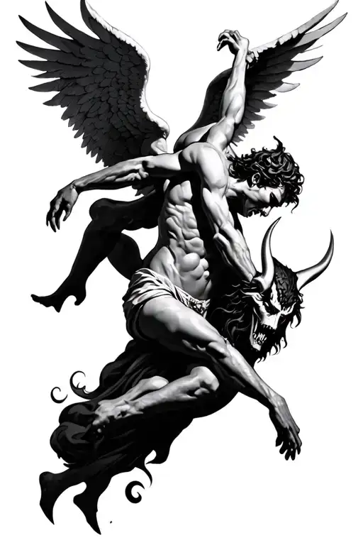 Angel Defeating Devil