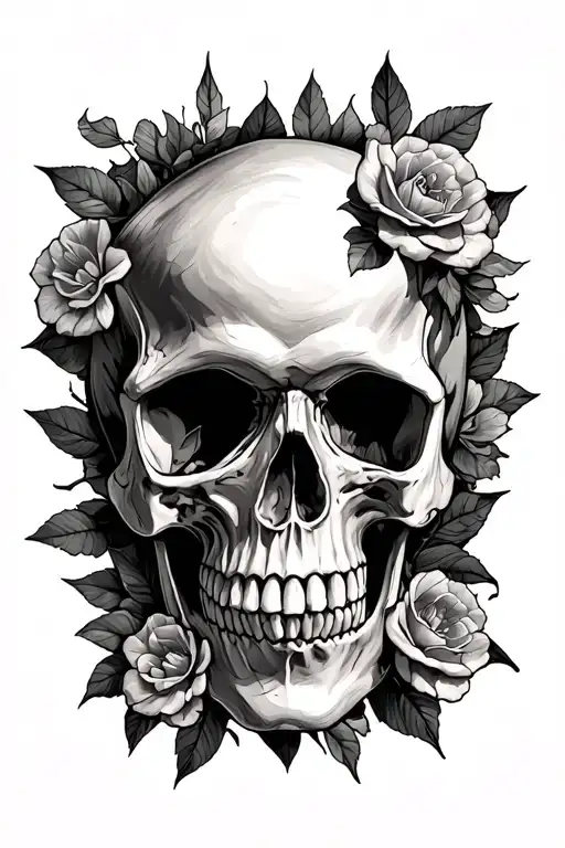 Life To Death With A Skull