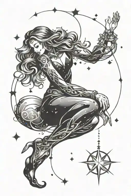 Aquarius Constellation Reflecting