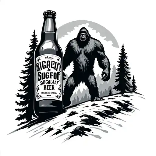 Bigfoot Sugarloaf Mountain Beer Bottle