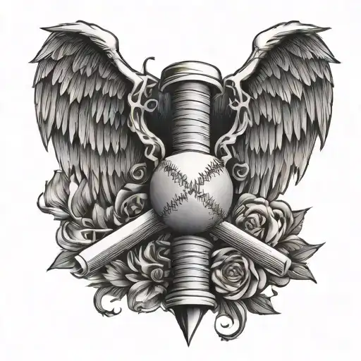 Baseball Bat Wings