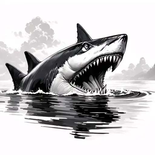 Barrels In The Water From Jaws Movie