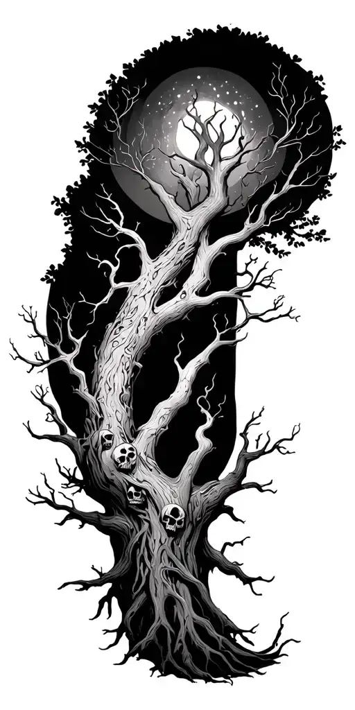 Tree With Life And Death
