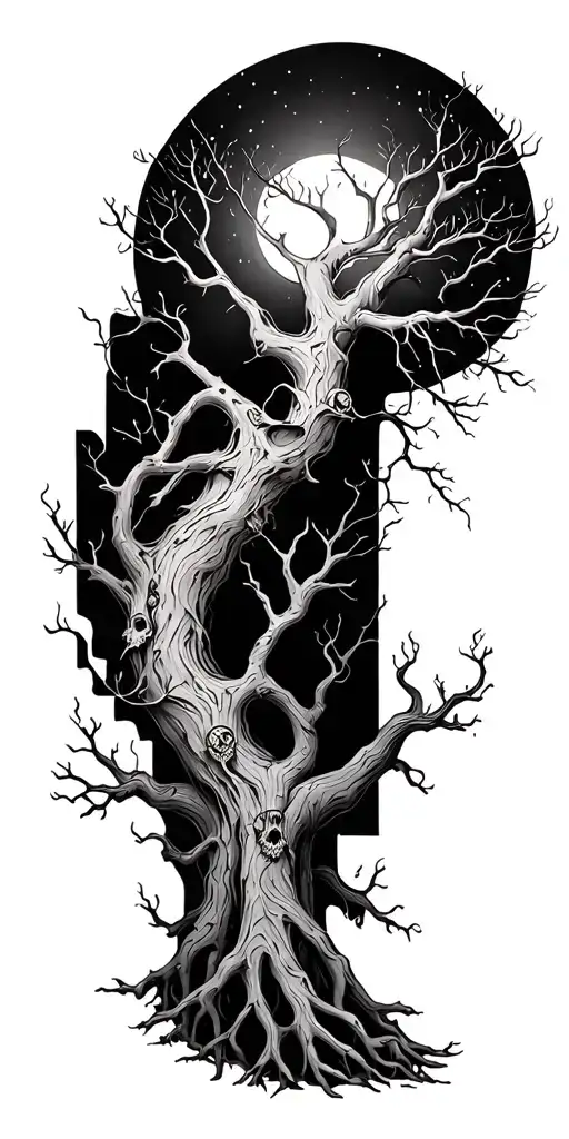 Tree With Life And Death