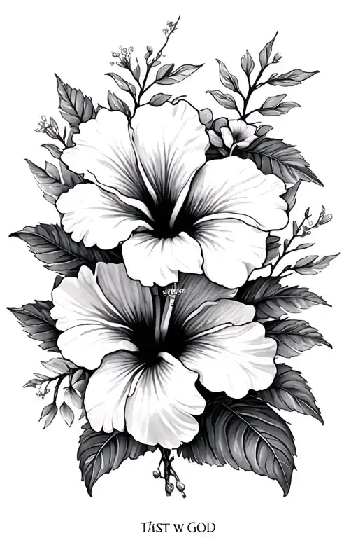 Cute Quote Flowers Like Hibiscus Flowers And Something To Do With God