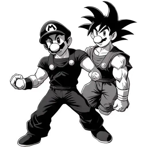 Mario And Goku