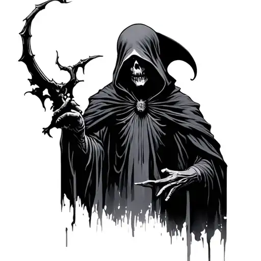 Grim Reaper Silohuette