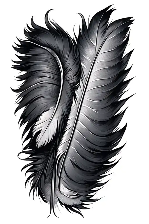 Big Feathers Forming