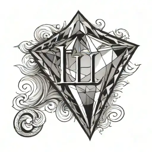 Small Diamond With A Small Letter L