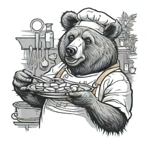 A Bear Who Is A Chef