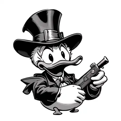 Gangster Scrooge Mcduck
