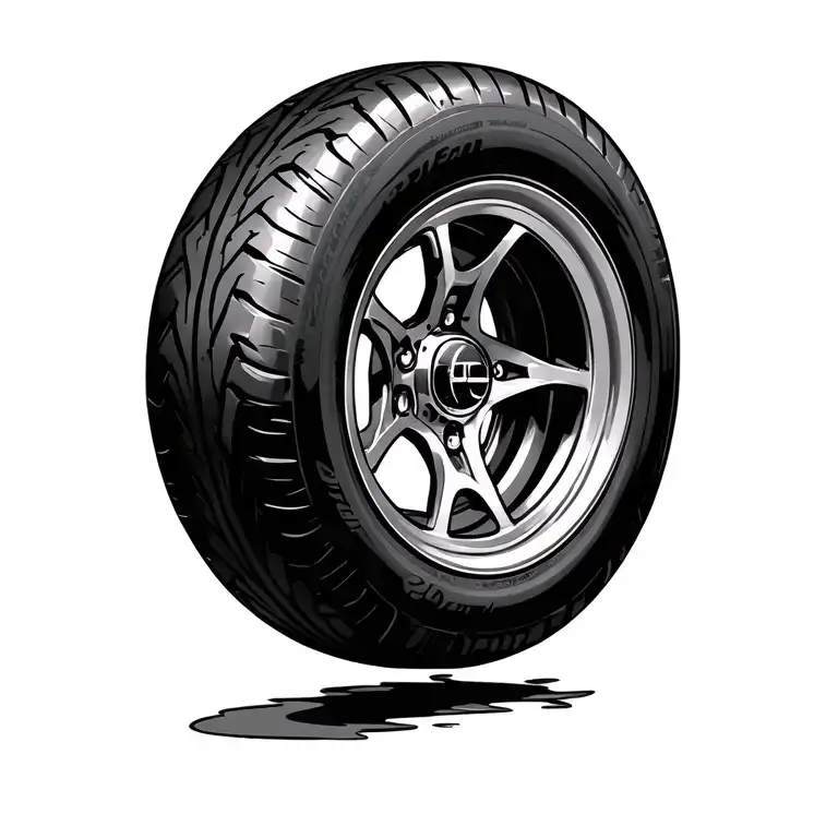 Tire 3 Spoke Wheels