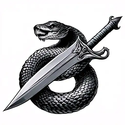 Snake And Sword