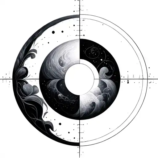 Vesica Piscis One Circle Dark Theme The Other Light Theme The Intersection Creation Theme