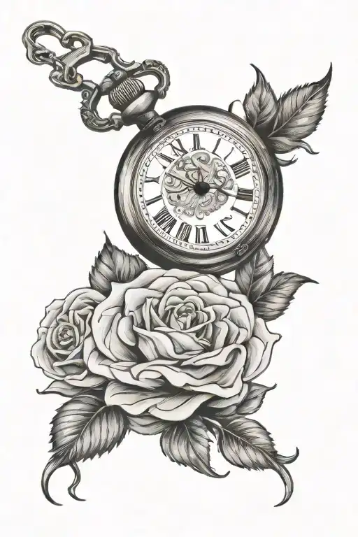 Rose Pocket Watch John And Sonia