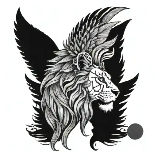 Half Lion Half Wing
