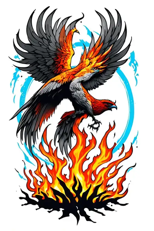 Phoenix Rising From The Ashes