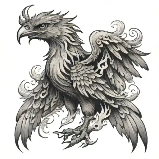 Phoenix Rising From The Ashes