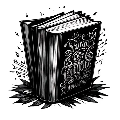 Book And Music Themed