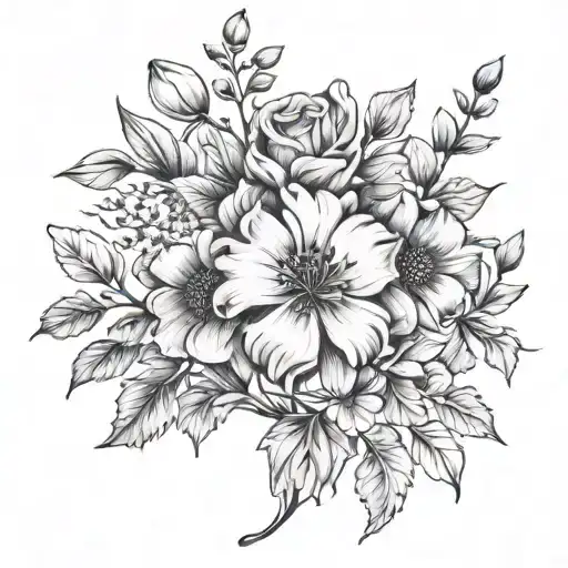 Family Names And Date Of Birth Month Flowers