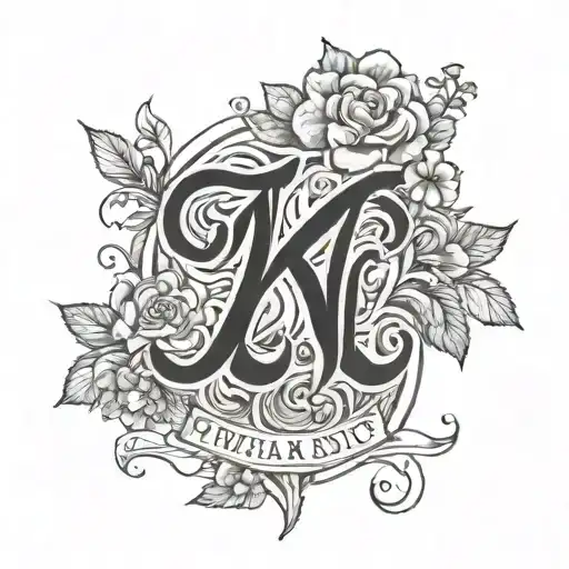 Initials And Date Tattoo Kfg