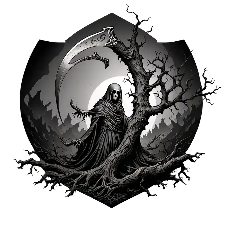 Twisted Trees And Scary Reapers Scythe