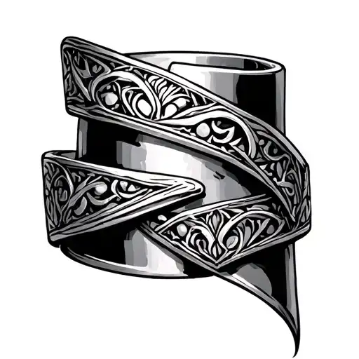 Persian Bracelet Tattoo Design