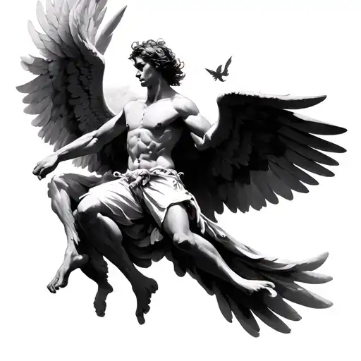 Icarus Falling Angel Falling