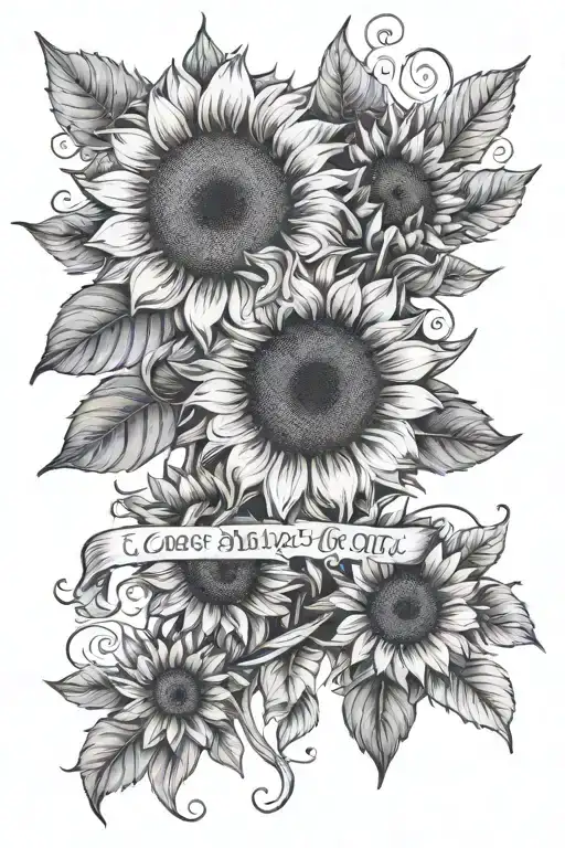 Cause She's Still My Little Girl' Lyrics Written With Sunflowers