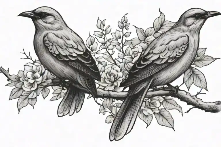 2 Birds Together In Nature