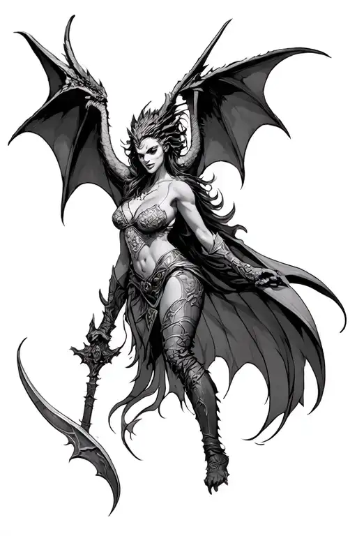 Female Gargoyle Warrior