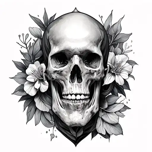 Fine Line Tattoo Of Human Anatomy