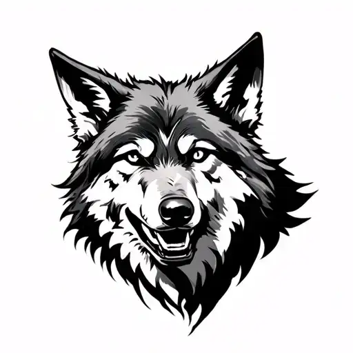 The Hurled Wolf Under Him